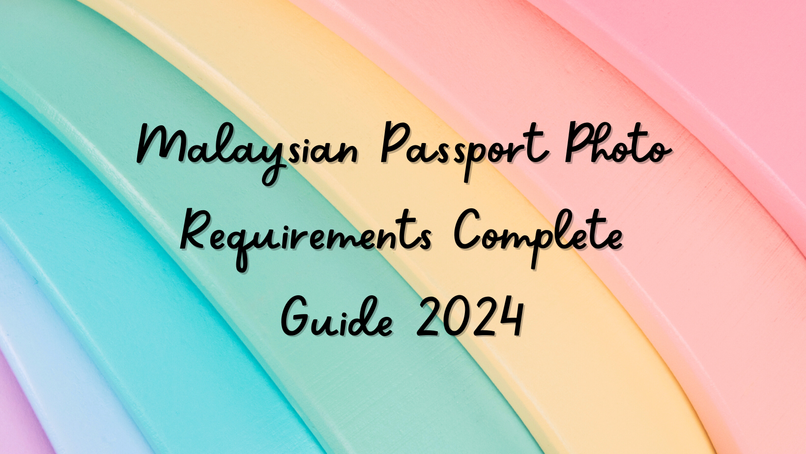 Malaysian Passport Photo Requirements Complete Guide 2024